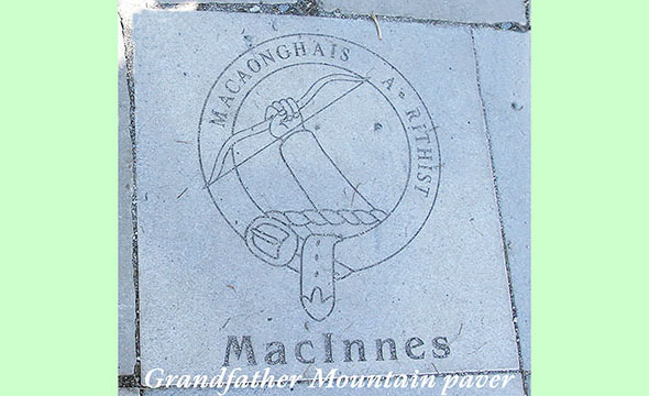 MacInnes Stone at Grandfather Mountin