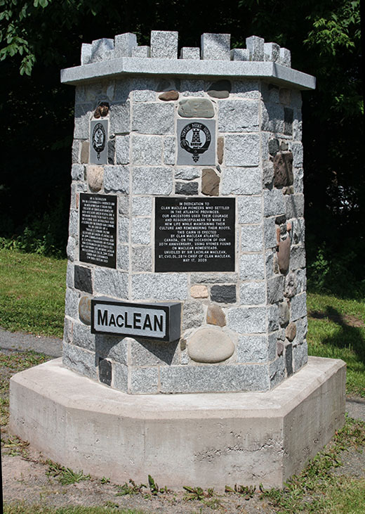 Clan MacLean marker south