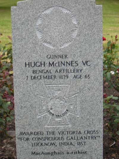 Hugh VC Headstone