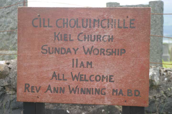 Kiel Church sign